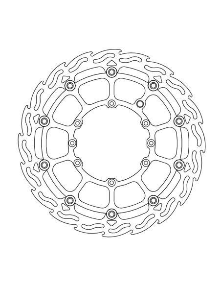 Front brake disc Supermoto MOTO-MASTER 111045