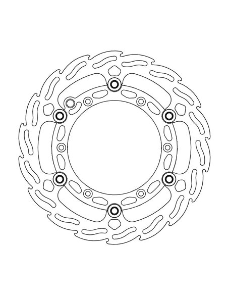 Front brake disc Flame Ktm 260Mm MOTO-MASTER 112145