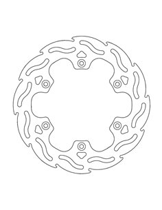 Rear brake disc Triumph MOTO-MASTER 110386