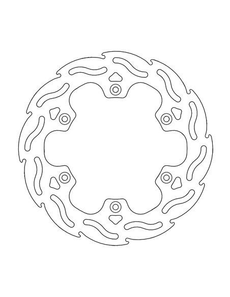 Rear brake disc Triumph MOTO-MASTER 110386