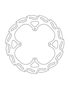 Disque de frein arrière Tm 125-530 MOTO-MASTER 110265