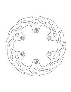 Rear brake disc Kaw Kr125 / 25 MOTO-MASTER 110384