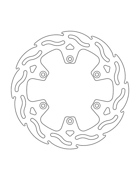 Disc de fre del darrere Kaw Kr125 / 25 MOTO-MASTER 110.384