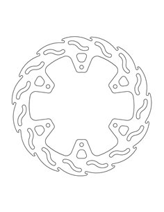 Disc de fre del darrere Yam Wr WRF MOTO-MASTER 110.387