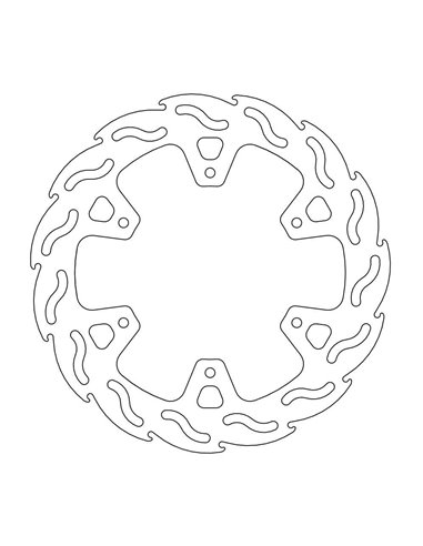 Disc de fre del darrere Yam Wr WRF MOTO-MASTER 110.387