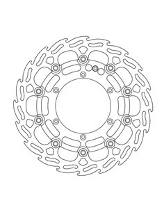 Front brake disc kit Yam Dakar MOTO-MASTER 112065