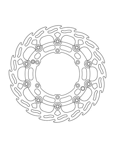 Kit disques de frein avant Ktm Dakar MOTO-MASTER 112072