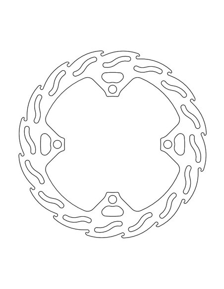 Fact rear brake disc Suzuki MOTO-MASTER 110390