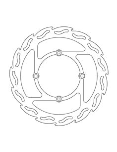 Front brake disc Kawasaki MOTO-MASTER 110388