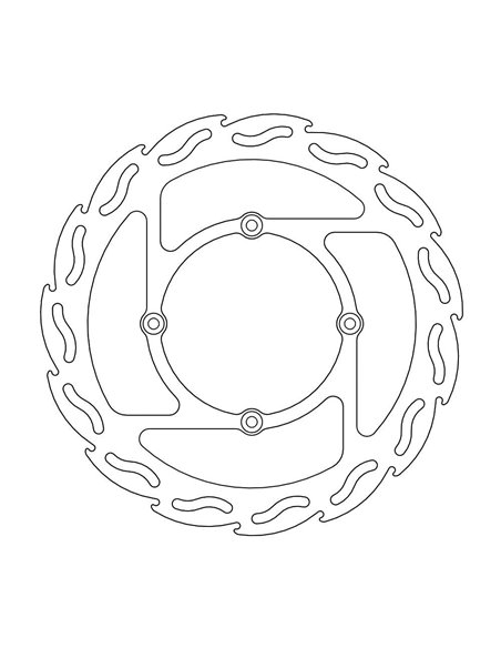 Disco de freio dianteiro Kawasaki MOTO-MASTER 110388