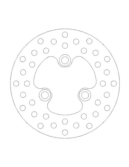 Disc de fre davanter Round Suzuki MOTO-MASTER 110.303