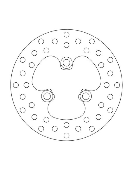 Disc de fre davanter Round Suzuki MOTO-MASTER 110.151