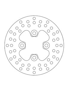 Disco de freno delantero Round Yamaha MOTO-MASTER 110166