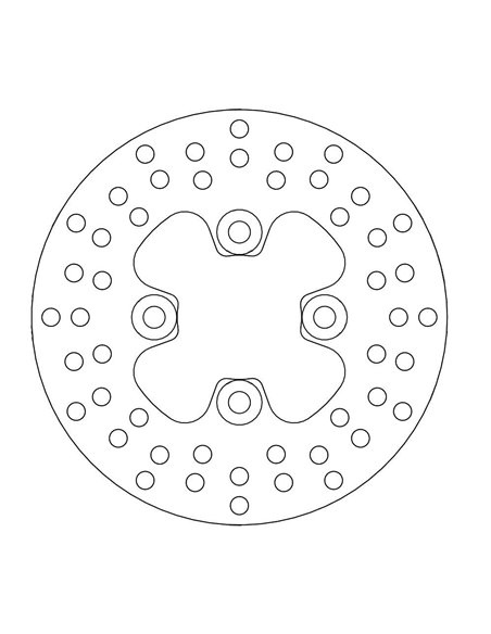 Disque de frein avant rond Yamaha MOTO-MASTER 110166