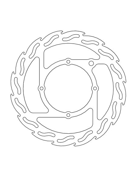 Fixation de disque de frein avant MOTO-MASTER 110517