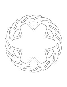 Rear Brake Disc Fix 4.4Mm MOTO-MASTER 110598