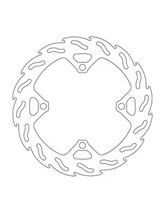 Rear Brake Disc Fix 4.4mm MOTO-MASTER 110599