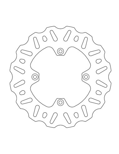 Disque de frein arrière Fix Wave Nitr MOTO-MASTER 110450
