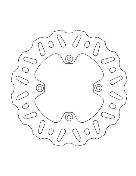 Disc de fre del darrere Fix Wave nitro MOTO-MASTER 110.450