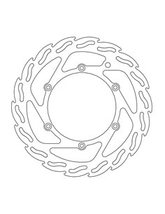 Front brake disc Fix Flame Lef MOTO-MASTER 110623