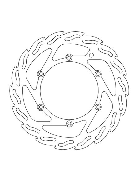 Front brake disc Fix Flame Lef MOTO-MASTER 110623