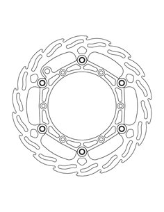 Flame oversized front brake disc Float Flame L MOTO-MASTER 111075