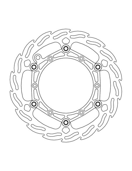 Flame oversized front brake disc Float Flame L MOTO-MASTER 111075