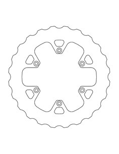 Disque de frein arrière Wave MOTO-MASTER 110694