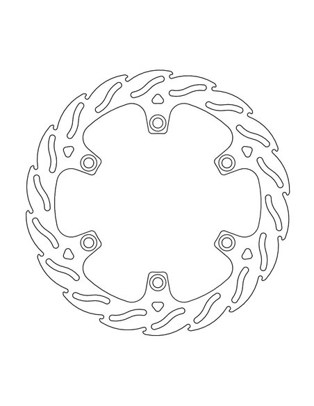 Brake disc Fix Flame MOTO-MASTER 110774