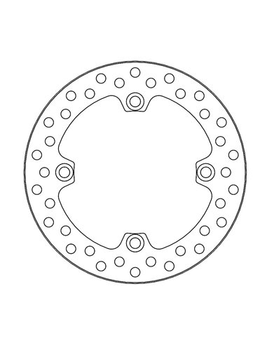 Vintage rear brake disc MOTO-MASTER 110811