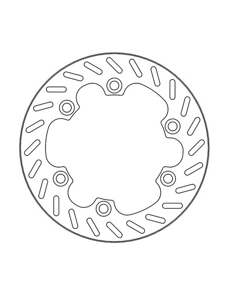 Vintage rear brake disc MOTO-MASTER 110814