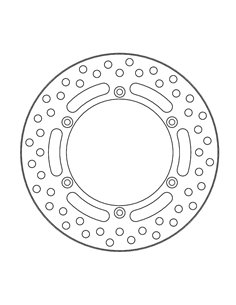 Disco de freio traseiro vintage MOTO-MASTER 110816