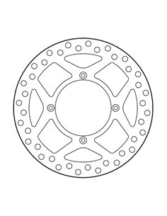 Vintage Front Brake Disc MOTO-MASTER 110817