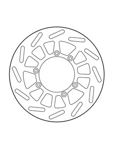 Disco de freno Vintage Delantero MOTO-MASTER 110818