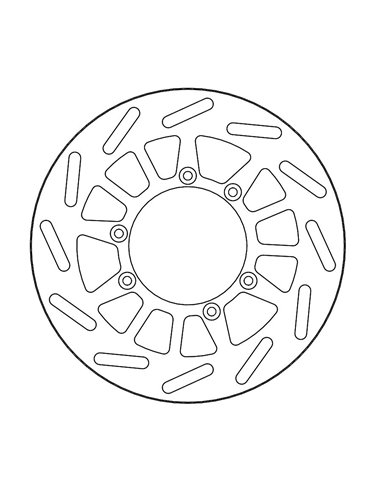 Disco de freio dianteiro vintage MOTO-MASTER 110818