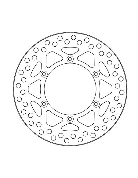 Vintage rear brake disc MOTO-MASTER 110820