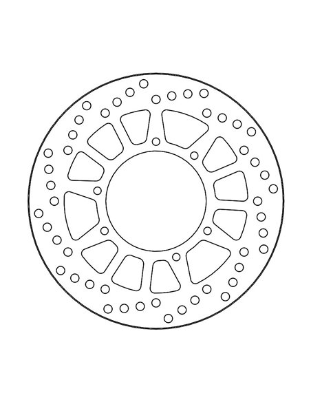 Disque de frein avant vintage MOTO-MASTER 110824