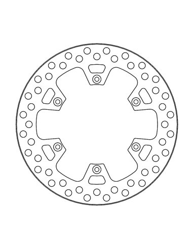 Disque de frein arrière vintage MOTO-MASTER 110826