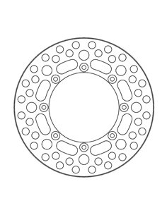 Vintage rear brake disc MOTO-MASTER 110827