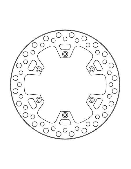 Vintage rear brake disc MOTO-MASTER 110830