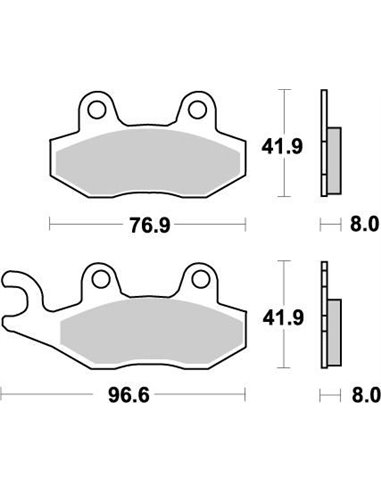 Front brake pads Nitro MOTO-MASTER 091921