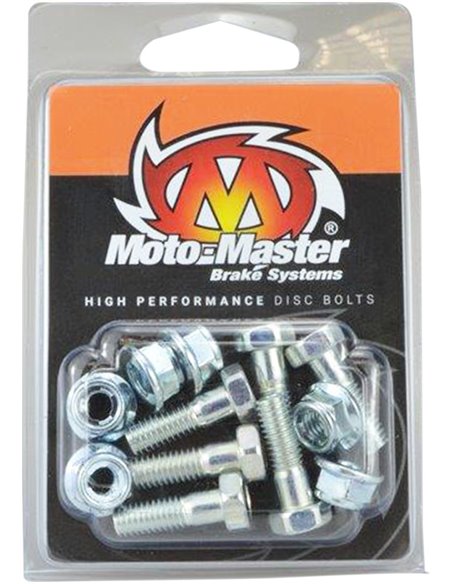 Tornillos para disco de freno delantero/trasero M6X19 Hex+Nut MOTO-MASTER 012005