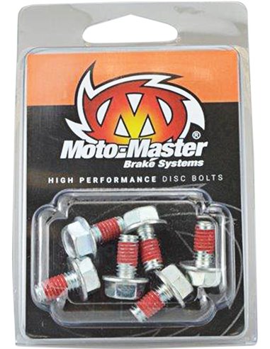 Bolts for rear brake disc M6X12 Hex MOTO-MASTER 012017