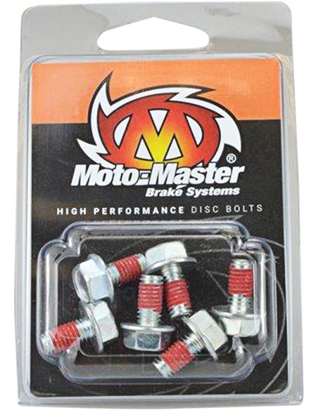 Parafusos para disco de freio traseiro M6X12 Hex MOTO-MASTER 012017