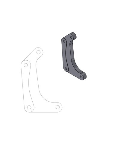 Adapter bracket for Supermoto Racing MOTO-MASTER brake disc 211039