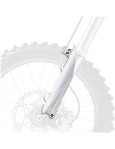 Yamaha YZ125/250, YZ250FX - Protectores de Horquilla Blanco - Modelos 2015-20 Polisport 8352000001