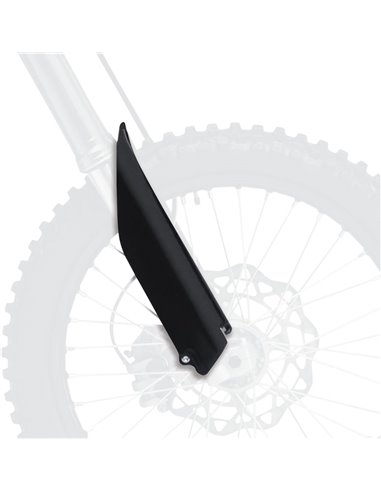 Suzuki RM125, RM250 - Protectores de Horquilla Negros - Modelos 2007-08 Polisport 8398300002