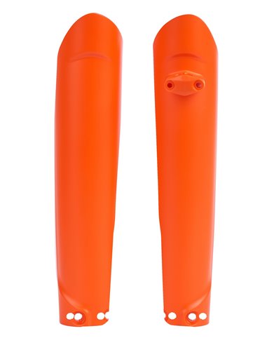 KTM SX,SX-F,EXC-F,XC,XC-F - Fork Guards Orange - 2015-20 Models Polisport 8398600005