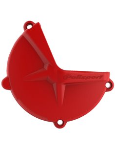 Gas Gas EC250/300,XC250/300 - Protection de Carter d'Embrayage Rouge - Modèles 2017-20 Polisport 8467300002