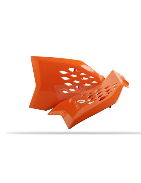KTM 65 SX - Tapas de Radiador Naranja - Modelos 2009-15 Polisport 8412400013